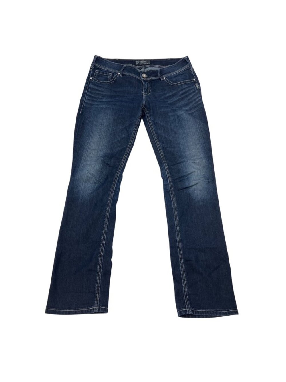 Silver Jeans Co Women’s Suki Straight Leg Jeans Low Rise Size 32x32